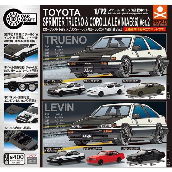 Cカークラフト トヨタ スプリンタートレノ&カローラレビン(AE86)編 Ver