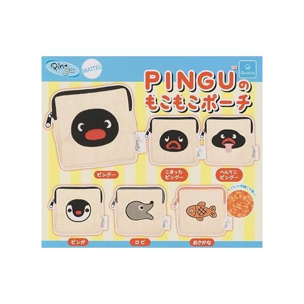 PINGUのもこもこポーチ 全6種セット : ゆうゆう 商店 - 通販 - Yahoo