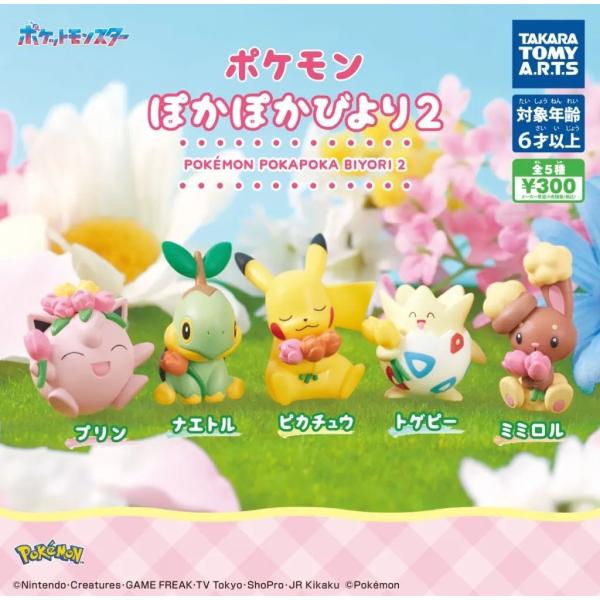 ポケットモンスター ぽかぽかびより2全5種セット フルコンプ ガチャガチャ カプセルトイ