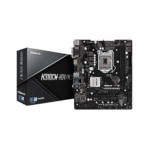 ASRock Intel H310チップ搭載 Micro ATX マザーボード H310CM-HDV...