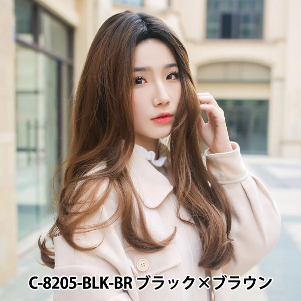 ウィッグ Tefure テフリ 甘辛ワンレンロングストレート ブラック ブラウン C 05 Fujitatsu 富士達 ユザワヤ 通販 Paypayモール