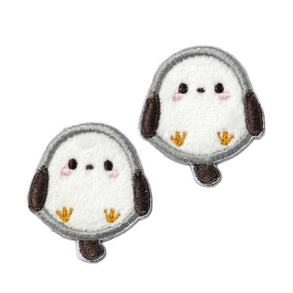 ワッペン 『ぬいぱっち ふわふわワッペン シマエナガ NPW-08』