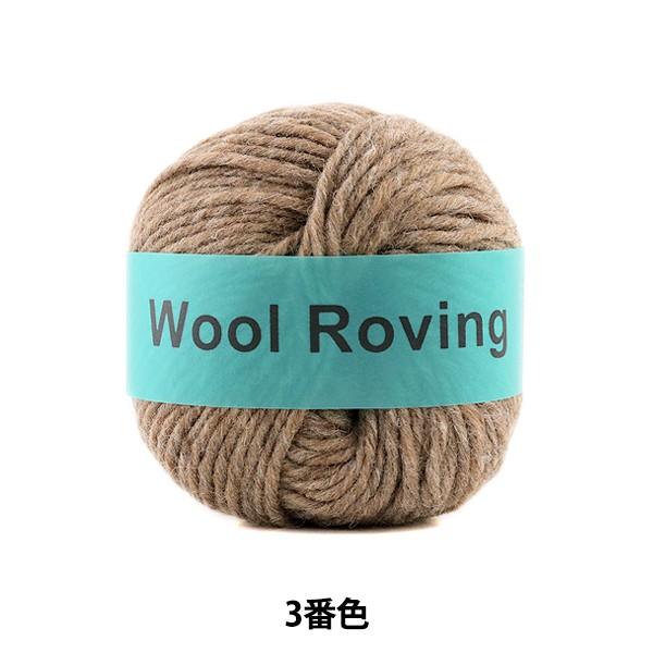 秋冬毛糸 『Wool Roving (ウールロービング) 3番色』 DARUMA ダルマ 横田