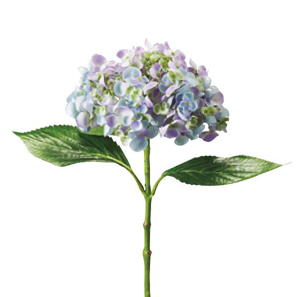 造花 シルクフラワー てまりあじさい ブルー パープル Ga0229 093 ユザワヤ 通販 Paypayモール