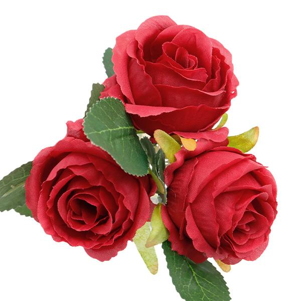 そのまま花瓶に入れても見劣りしない、丁度いいシルクフラワーピックです。ころんと丸いタイプのバラ。束にすれば見劣りしないボリュームのブーケに。他の花や葉を入れてボリュームを出すのも◎枝葉と花弁を分けてコサージュやリースのフラワーアレンジメント...