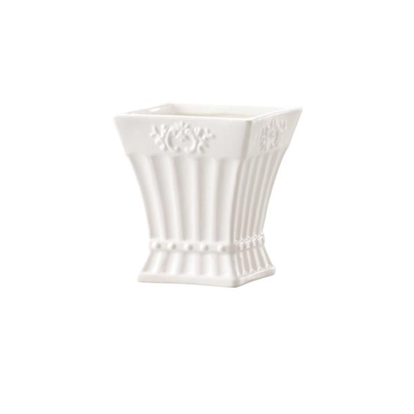 クレイ Petit blanc　WHITE 344-180-100 花器 花瓶 陶器花器