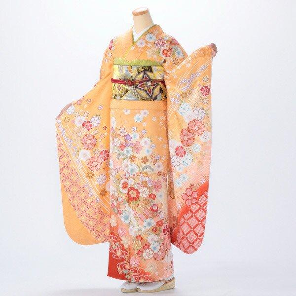 京都きもの友禅 振袖 中古 フルセット 成人式 Lサイズ 古典 京都きもの友禅 振袖 中古 フルセット 成人式 Lサイズ 古典