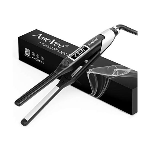 Amovee ストレート カール ヘアアイロン 11ｍｍ 100 230 海外対応 メンズ 兼用 Con Imedia