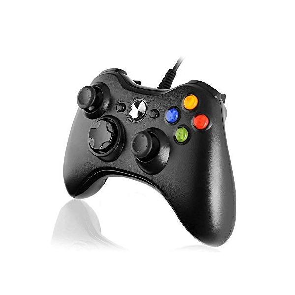 Cypin Xbox360 コントローラー Pc コントローラー 有線 ゲームパッド ケーブル Windows Pc Win7 8 10 人体工学