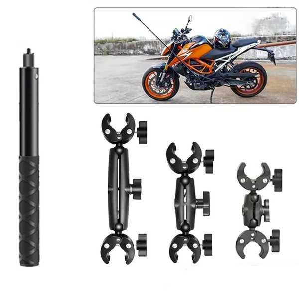 バイクとオートバイのパノラマ自撮り棒 一脚マウント insta360用