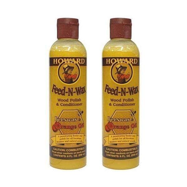 HOWARD Wood Polish ＆ Conditioner FeedNWax Beeswax ＆ Orange Oil ワックス