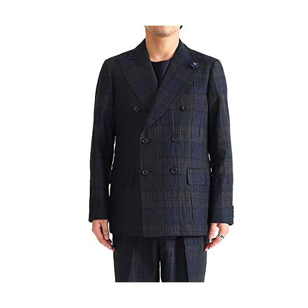 Rm181 028 Black メンズ ダブルブレステッドジャケット ワッシャーリネン ダブルジャケット Yycショップのレインメーカー レインメーカー 5 Black ダブルブレステッドジャケット Watch Yycショップ 人気ブランド を の