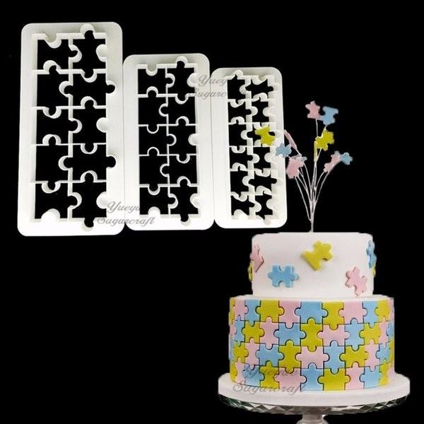 デコレーション 型 パズル ピース 3個セット クッキー ケーキ Au 0501 869 わいわいshop 通販 Yahoo ショッピング