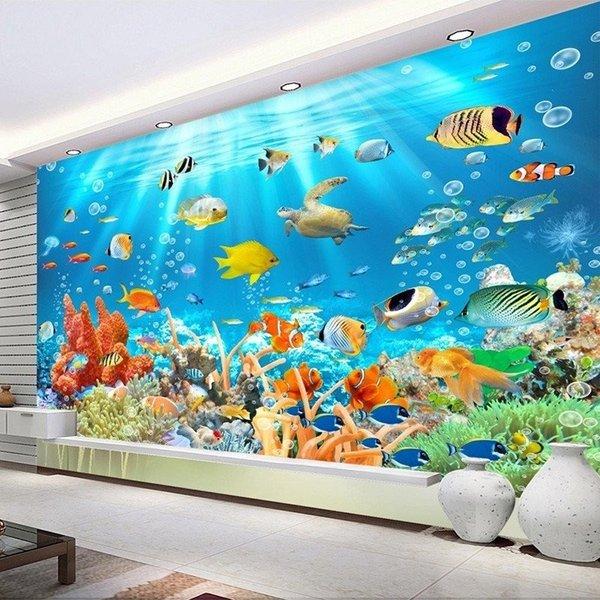 3d 壁紙 1ピース 1m2 自然風景 海中 熱帯魚 サンゴ インテリア 装飾 耐水 防カビ Diy Au 0711 2450 わいわいshop 通販 Yahoo ショッピング
