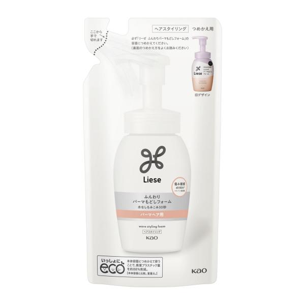 ★まとめ買い★　リーゼ　ふんわりパーマもどしフォームつめかえ用　１８０ｍｌ　×24個【イージャパンモール】 Liese リーゼ ふんわりパーマもどしフォーム つめかえ用 180ml 花王