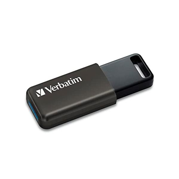 他サイト： バーベイタムジャパン(Verbatim Japan) USBメモリ 128GB USB3.2(Gen1) スライド式 ストラップホール付きの商品画像