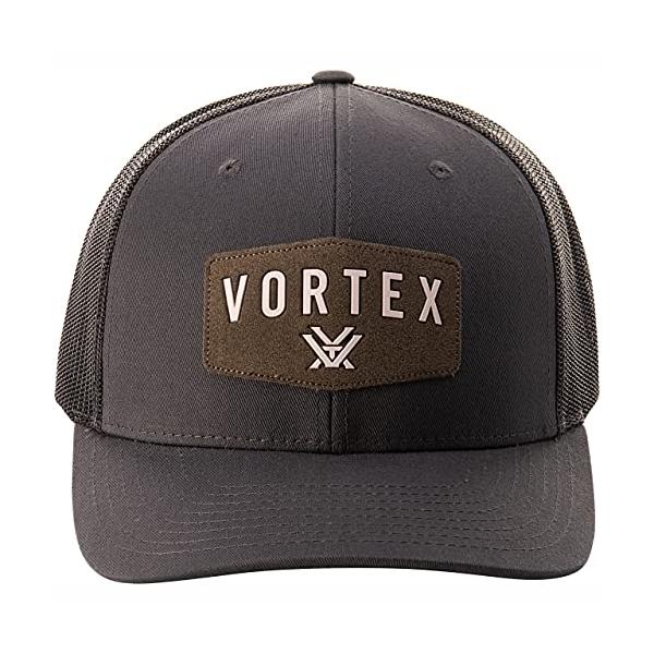 Vortex Optics レッドアラートスナップバックキャップ, チャコール, One Size