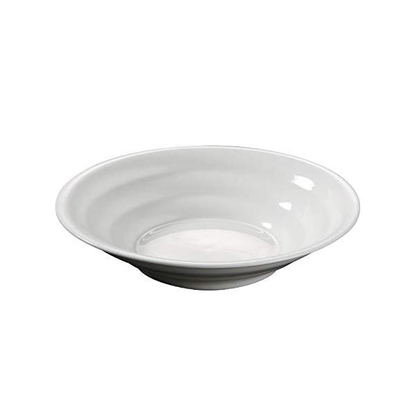 丸皿 食器  三段深め  白磁 陶器 ポーセラーツ  おしゃれ  取り皿 中皿 ラウンドプレート  中華皿  21cmアウトレット