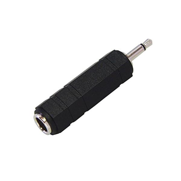 他サイト： 6.3mm モノラル標準プラグ(メス)→ 3.5mm モノラルミニプラグ(オス) 変換 プラグ PLG-N2の商品画像