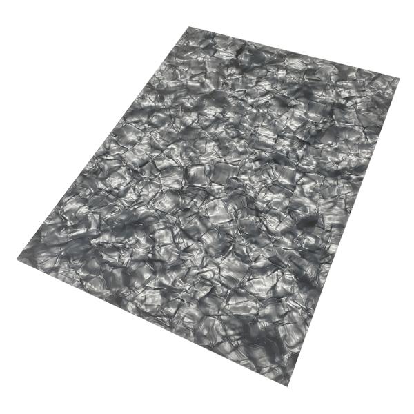 STタイプがちょうど1枚取れるサイズのピックガード、プレート用板材。国内生産品。表面から見てグレイパール/ブラック/ホワイト/ブラックの4PLYサイズ：300x220(mm)厚み：2.5(mm)JM、PBタイプには対応していないサイズとなり...