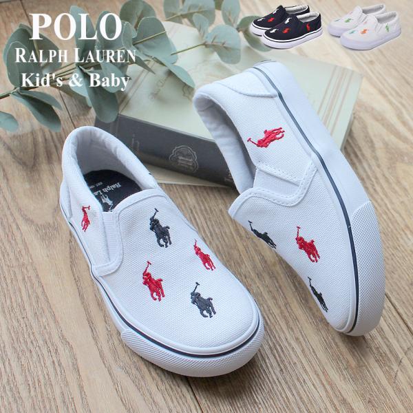 ■ブランド：POLO RALPH LAUREN ポロ ラルフローレン■アイテム：スリッポン■商品名：KEATON SLIP ON TD■性別：キッズ ベビー 子供■原産国：China 他■素材：アッパー：合成繊維 アウトソール：ゴム底■重量...