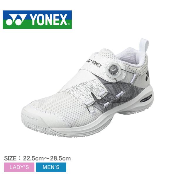 YONEX テニスシューズ ホワイト ワイドフィットダイヤル　23,5 YONEX（ヨネックス） テニスシューズ メンズ レディース パワー