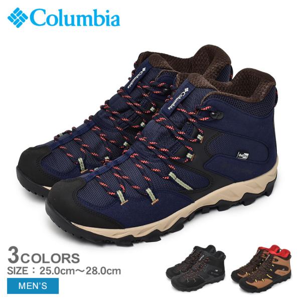 Columbia ブラック ハイカットシューズ Columbia コロンビア - メンズ ミドル・ハイカットスニーカー