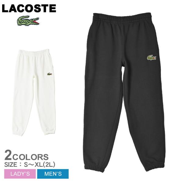 LACOSTE 幾何学模様 ブラックパンツ US L LACOSTE 幾何学模様 ブラックパンツ US L LACOSTE 幾何学模様