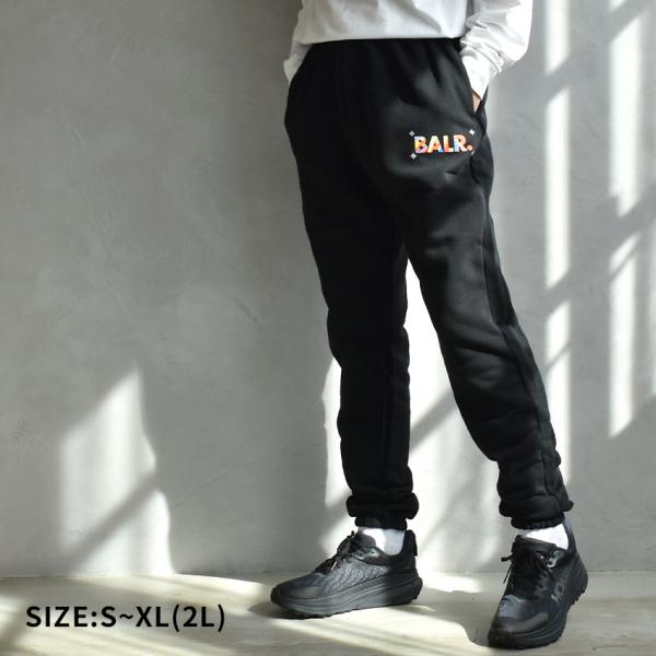 BALR.（ボーラー） ロングパンツ メンズ MAX LOOSE THERMAL JOGGER