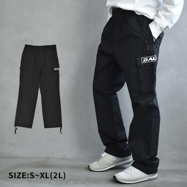 【新品未使用タグ付き】BALR ボーラー　テックカーゴパンツ　ＸＬ　黒 BALR.（ボーラー） カーゴパンツ メンズ THE CLUB STRAIGHT FIT CARGO