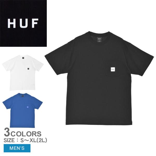HUF ハフ 半袖Tシャツ メンズ SET BOX LOGO S／S POCKET TEE