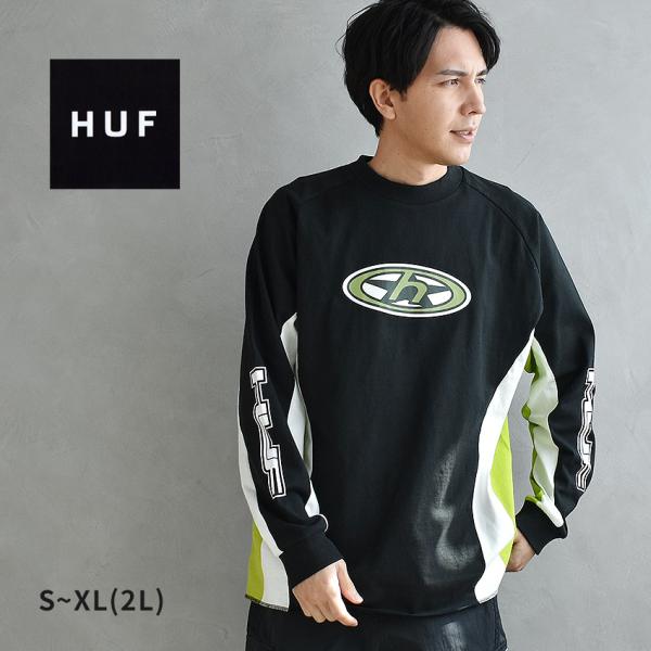 HUF（ハフ） 長袖Tシャツ メンズ HOLESHOT MOTO JERSEY HUF KN00525