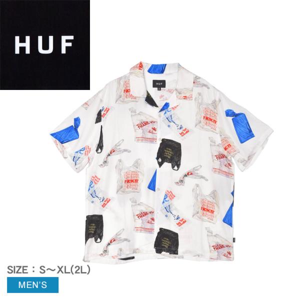 HUF ハフ 半袖シャツ メンズ MERIDA S／S RESORT SHIRT BU00236