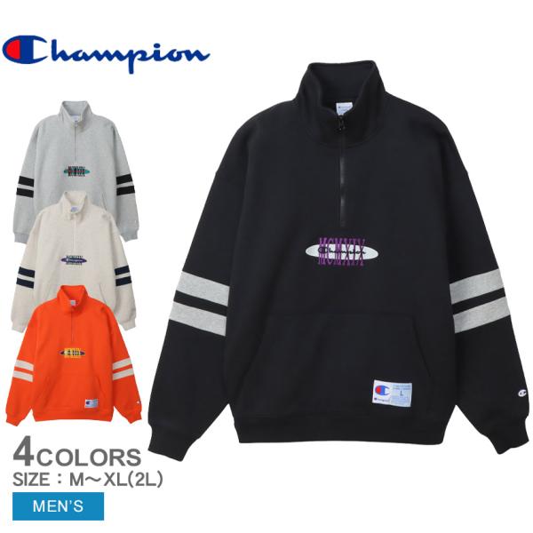 Champion（チャンピオン） スウェット メンズ ハーフジップスウェット