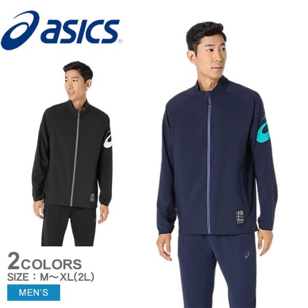 ASICS TOHO フルジップフードジャケット ネイビー ASICS TOHO フルジップフードジャケット ネイビー ASICS TOHO