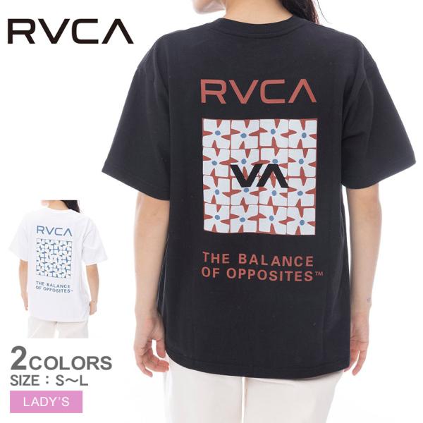 古着　RVCA カラフルライオン Tシャツ RVCA ルーカ 半袖Tシャツ レディース ロゴTシャツ BF043211