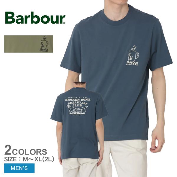 Barbour（バブアー） 半袖Tシャツ メンズ STAITHES GRAPHIC T-SHIRT