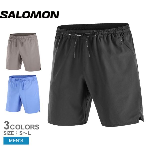 Salomon 青 ジャケットとショーツセット Salomon 青 ジャケットとショーツセット