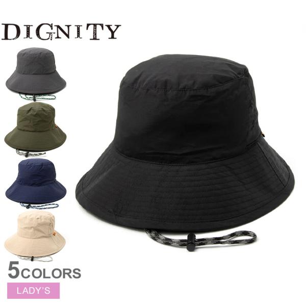 ディグニティ 帽子 レディース PARASOL HAT2 DIGNITY NT-6348 ブラック