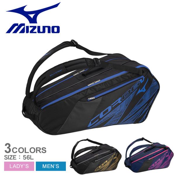 【美品】 Björn Borg サイン入 ブラックラケット ケース付 MIZUNO（ミズノ） ラケットケース メンズ レディース ラケットバッグ