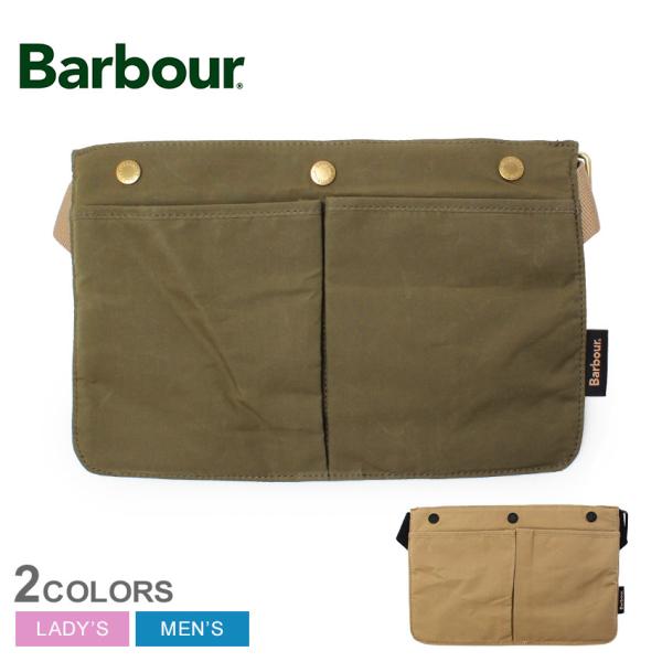 Barbour サコッシュ オリーブグリーン/レッド Barbour バブアー ショルダーバッグ メンズ レディース