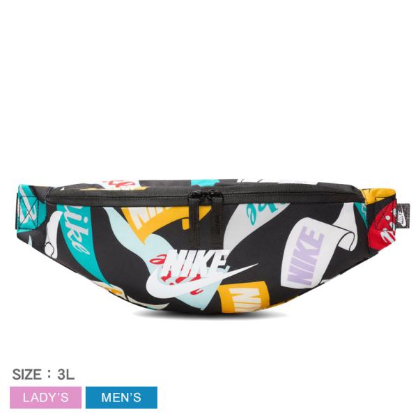 NIKE ボディバッグ BA6605-222 オリーブ NIKE - NIKE ナイキ ボディバック ブラック ボディバッグ