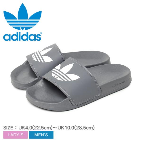 adidas スポーツサンダル ホワイト×グレー サンダルシューズ z-mall_10022130