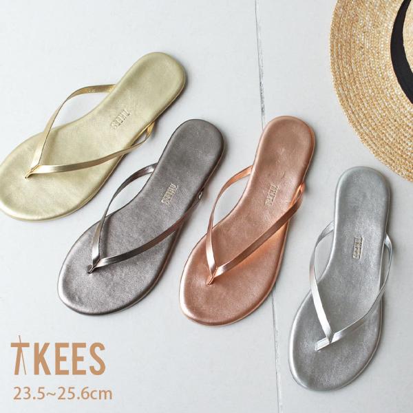 TKEES（ティキーズ） サンダル レディース METALLICS TKEES シルバー