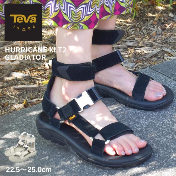 テバ Teva レディース サンダル ハリケーンXLT2 ブラック 24cm Teva テバ サンダル ハリケーン XLT2 レディース スポーツ