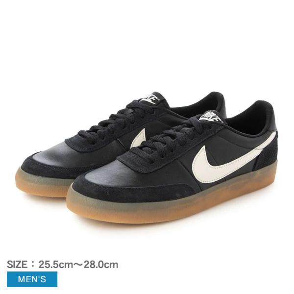 ナイキ スニーカー メンズ NIKE 432997 ブラック 黒 靴 シューズ ブランド ローカット シンプル スポーツ ロゴ レースアップ お出かけ 運動 通学