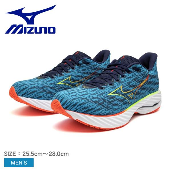 Mizuno ランニングシューズ ネイビー/レッド z-mall_16661105