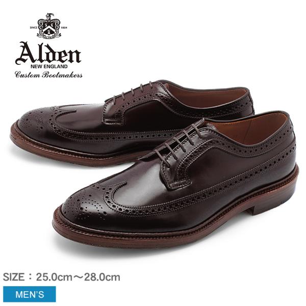 ALDEN（オールデン） シューズ メンズ ロング ウィング ブルチャー