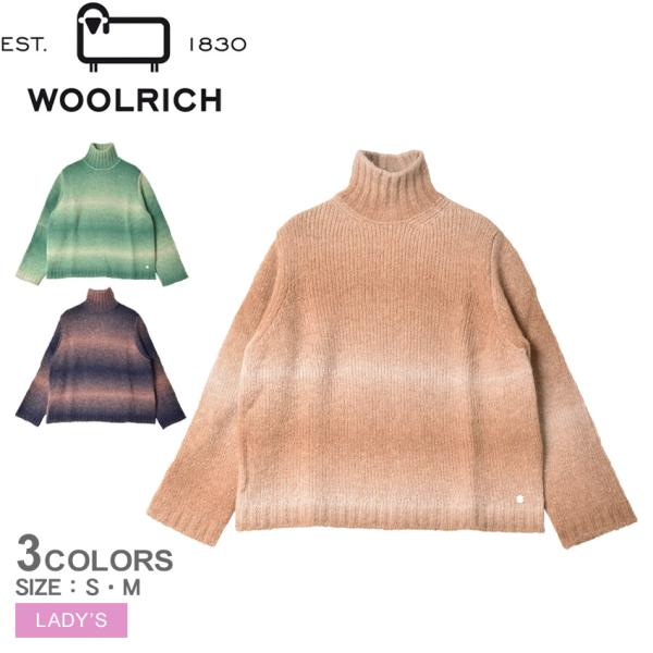 ウールリッチ ニット レディース WOOLRICH WWKN0232 ブルー 青 ベージュ ウェア セーター トップス ブランド エレガント ラグジュアリー カジュアル 防寒 保温 WOOLRICH ウールリッチ ニット レディース WWKN0232 ブルー 青