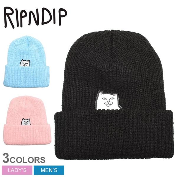 【新品タグ付/希少】RIPNDIP リバーシブル ニットポロ ビスコース混 猫 独自の世界観を展開するスケーター・ブランドRIPNDIP (リップン